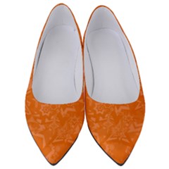 Orange-chaotic Women s Low Heels by nateshop