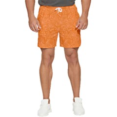 Orange-chaotic Men s Runner Shorts by nateshop