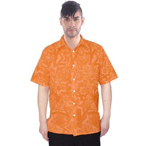 Orange-chaotic Men s Hawaii Shirt by nateshop