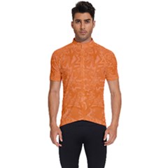 Orange-chaotic Men s Short Sleeve Cycling Jersey by nateshop