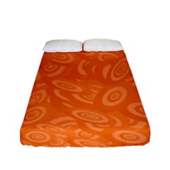 Orange-ellipse Fitted Sheet (full/ Double Size) by nateshop