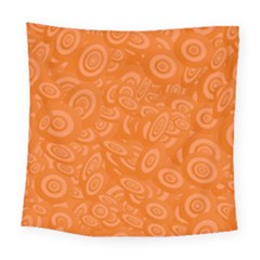 Orange-ellipse Square Tapestry (large) by nateshop