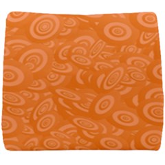 Orange-ellipse Seat Cushion by nateshop