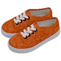 Orange-ellipse Kids  Classic Low Top Sneakers View2