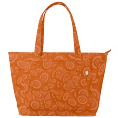 Orange-ellipse Back Pocket Shoulder Bag  by nateshop