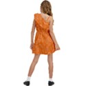 Orange-ellipse Kids  One Shoulder Party Dress View4