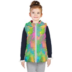 Pixel-79 Kids  Hooded Puffer Vest by nateshop