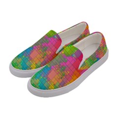 Pixel-79 Women s Canvas Slip Ons by nateshop