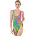 Pixel-79 High Leg Strappy Swimsuit View1