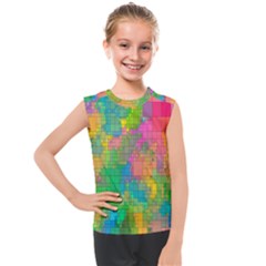 Pixel-79 Kids  Mesh Tank Top by nateshop