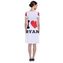 I love ryan Short Sleeve Front Wrap Dress View2