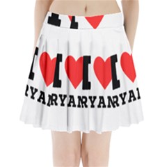 I Love Ryan Pleated Mini Skirt by ilovewhateva