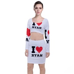 I Love Ryan Top And Skirt Sets by ilovewhateva