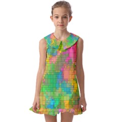 Pixel-79 Kids  Pilgrim Collar Ruffle Hem Dress by nateshop