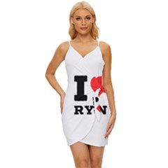 I Love Ryan Wrap Tie Front Dress by ilovewhateva