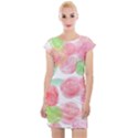 Roses-50 Cap Sleeve Bodycon Dress View1