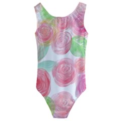 Roses-50 Kids  Cut-out Back One Piece Swimsuit by nateshop