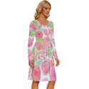 Roses-50 Long Sleeve Dress With Pocket View3