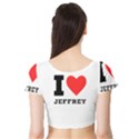 I love jeffrey Short Sleeve Crop Top View2