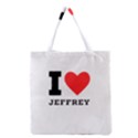 I love jeffrey Grocery Tote Bag View2