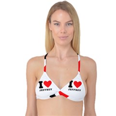 I Love Jeffrey Reversible Tri Bikini Top by ilovewhateva