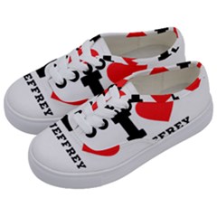 I Love Jeffrey Kids  Classic Low Top Sneakers by ilovewhateva