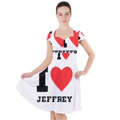 I Love Jeffrey Cap Sleeve Midi Dress by ilovewhateva