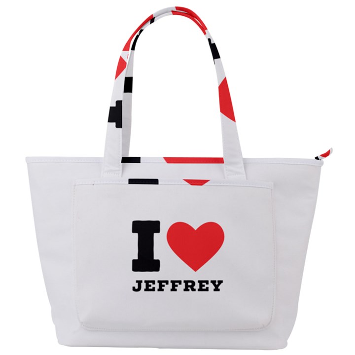 I love jeffrey Back Pocket Shoulder Bag 