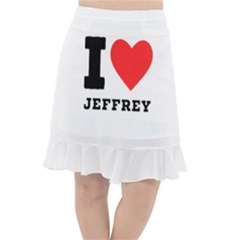 I Love Jeffrey Fishtail Chiffon Skirt by ilovewhateva