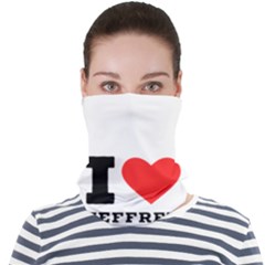 I Love Jeffrey Face Seamless Bandana (adult) by ilovewhateva