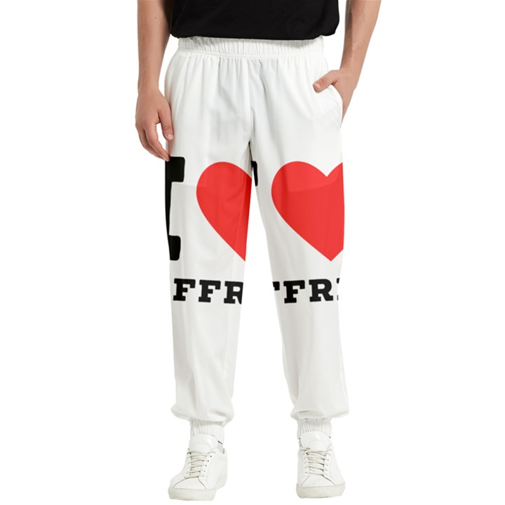 I love jeffrey Men s Elastic Waist Pants