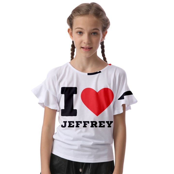 I love jeffrey Kids  Cut Out Flutter Sleeves