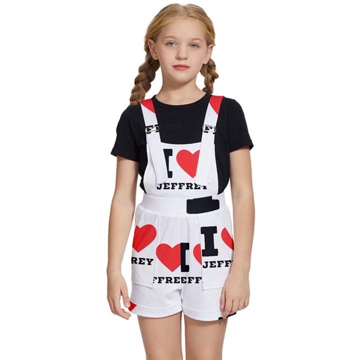 I love jeffrey Kids  Short Overalls