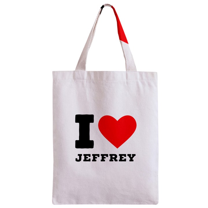 I love jeffrey Zipper Classic Tote Bag