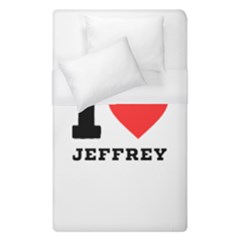 I Love Jeffrey Duvet Cover (single Size) by ilovewhateva