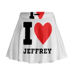 I Love Jeffrey Mini Flare Skirt by ilovewhateva