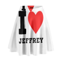 I Love Jeffrey High Waist Skirt by ilovewhateva