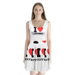 I Love Jeffrey Split Back Mini Dress  by ilovewhateva