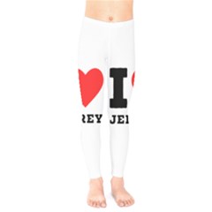 I Love Jeffrey Kids  Leggings by ilovewhateva