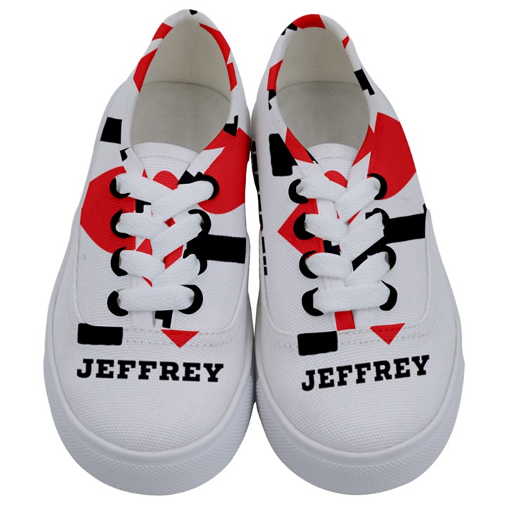 I love jeffrey Kids  Classic Low Top Sneakers