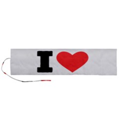 I Love Jeffrey Roll Up Canvas Pencil Holder (l) by ilovewhateva