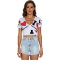 I love jeffrey V-Neck Crop Top View1