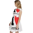 I love jeffrey Cap Sleeve High Waist Dress View2