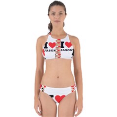 I Love Jason Perfectly Cut Out Bikini Set by ilovewhateva