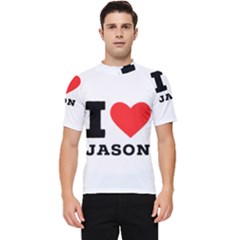 I Love Jason Men s Short Sleeve Rash Guard by ilovewhateva