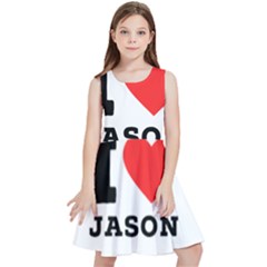 I Love Jason Kids  Skater Dress by ilovewhateva