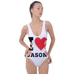 I Love Jason Side Cut Out Swimsuit by ilovewhateva