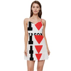 I Love Jason Short Frill Dress by ilovewhateva