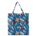 Medicine Pattern Grocery Tote Bag View1