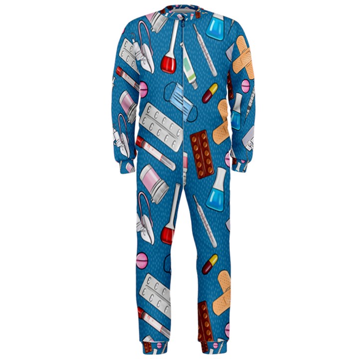 Medicine Pattern OnePiece Jumpsuit (Men)